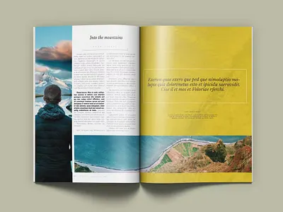 Creative Clean Magazine a4 architecture brochure brochure template clean cool cyan elegant fashion flexible letter magazine magazine design magazine template magazine templates minimal modern photography professional shape
