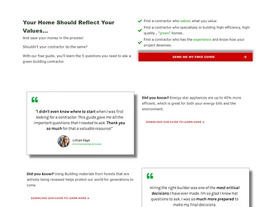 Building Green Landing Page adobe xd elementor elementor landing page elementor website figma hello theme landing page ui wordpress wordpress landing page