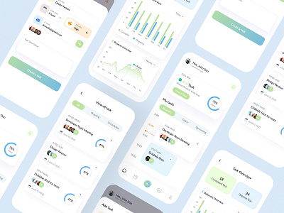 Task Management App 2022 app app app ui application ui calendar app management app minimal minimal app software task management to do add ui ux webflow agency zainiklab