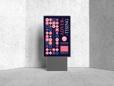 Display Poster Mockup Free poster mockup free