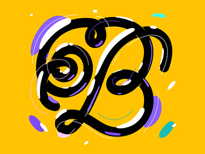 Letter B - 36 Days of Type design graphic graphic design lettering logo type typography