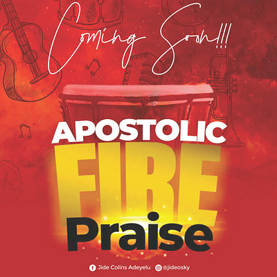 APOSTOLIC PRAISE branding design graphic design