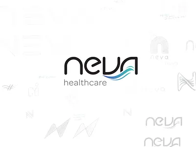 Neva Healthcare brand design branding logos medical brands product development start ups
