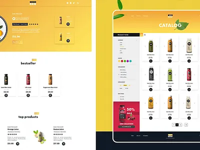 Raw Juice Website front front end development juice uiux juice website juice website ui product design raw juice ui ux web design