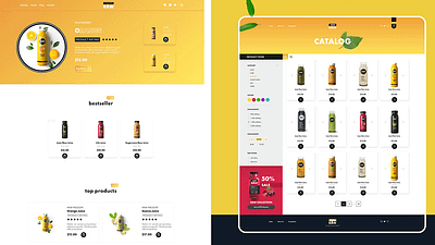 Raw Juice Website front front end development juice uiux juice website juice website ui product design raw juice ui ux web design