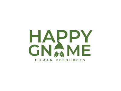 Happy Gnome cannabis design gnome graphic design human resources logo