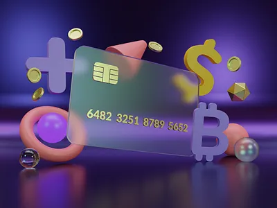 Credit cart 3d animation art bitcoin branding coin concept crypto design graphic design illustration logo motion graphics ui vector