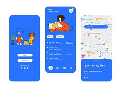 Ride App app appdesign buttons design illustration typography ui ux