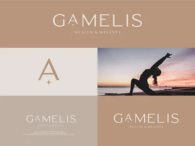 gamelis logo beuty brand branding design healty icon illustration lettering logo logo design logon type logos spa ux vector walnes