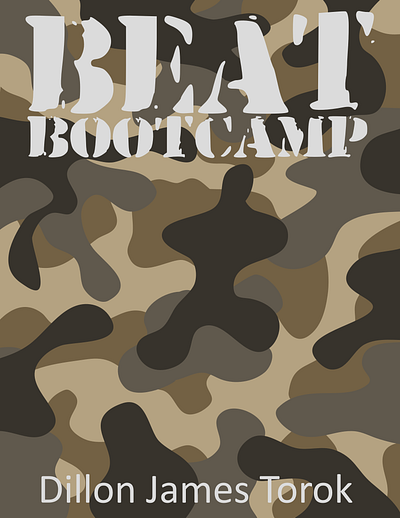 Beat Bootcamp Ebook Artwork book artwork camo design ebook cover graphic art graphic design original design vector