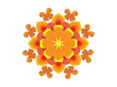 Mandala round ornaments in illustration art floral mandala graphic graphic design illustration mandala mandala design ornament