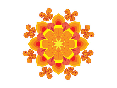 Mandala round ornaments in illustration art floral mandala graphic graphic design illustration mandala mandala design ornament