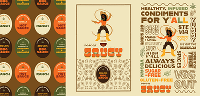 Saucy stickers and packaging design adobe illustrator branding cannabis design illustration illustrator logo packaging typography vector