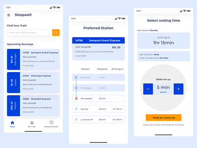 Sleepwell- Rest & travel aesthetic app application colors concept dailyui design graphics interface ios layout mobiledesign mock practice typography ui uidesign ux uxdesign
