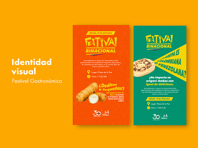 Identidad Visual: Festival Gastronómico branding graphic design logo