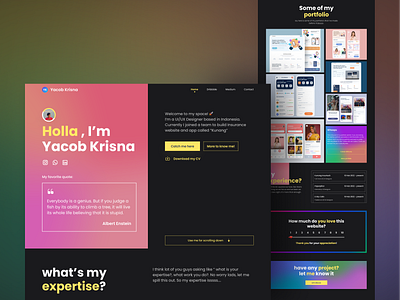 My Portfolio Website - Exploration design figma interface popular portfolio profile site ui ui ux ui design uidesign uisupply uiux user interface ux ui uxui webdesign website websitedesign worldwide