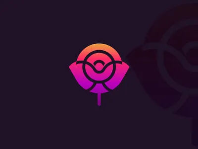 Floral Monogrm Logo branding branding design business clothing creative design elegant fashion floral geomatric identity illustration logo logo design logo folio logo inspiration logo mark modern rose textile