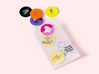 Sticker Personal Project illustration