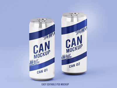 Soda Can 3D Mockup beer blender branding can drinks eat jar metal product soda water