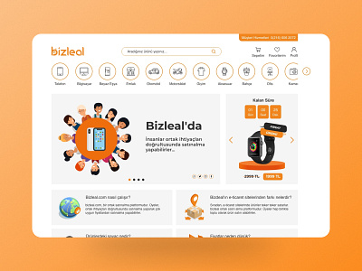 Bizleal E-Commerce Website app art creative design ecommerce homepage premium responsive ui unique ux web webdesign webpage