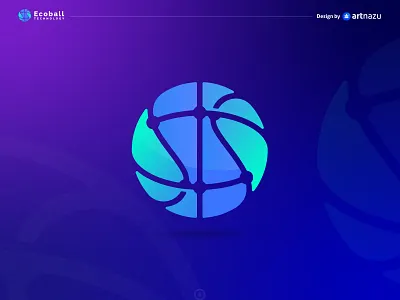 EcoBall Technology logo and branding design project. ball best logo designer branding design eco flat icon illustration logo logos logotype modern modern designer modern logo monogram popular symbol technology top dribbble designer vector