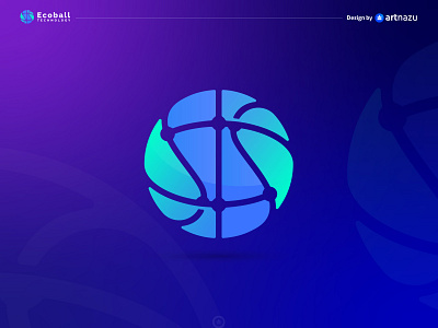 EcoBall Technology logo and branding design project. ball best logo designer branding design eco flat icon illustration logo logos logotype modern modern designer modern logo monogram popular symbol technology top dribbble designer vector