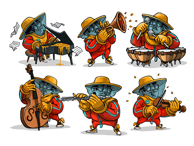 Milr's Band beekeepers bees branding character design georgi dimitrov erase graffiti illustration logo love music band one world peace photoshop save the bee support bee t shrt design united urban art vector