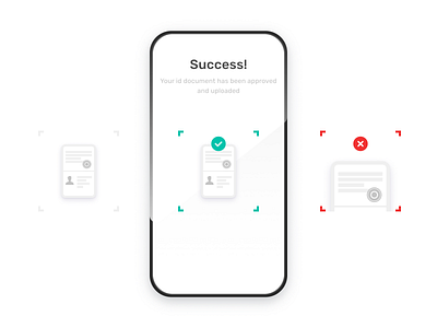 ID Status verification account aprover design figma id page passport sketch status success ui