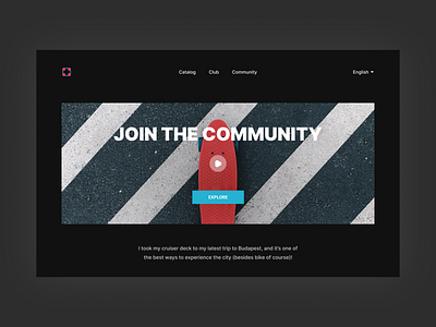 OnixCycle Website 3d adobexd animation branding clean community crypto elegant explore fintech logo motion graphics nft profile simple skateboard trend ui