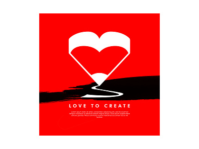Love To Create Poster