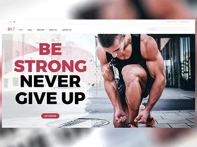 DK7 website template branding dk7 website template graphic design logo motion graphics ui web