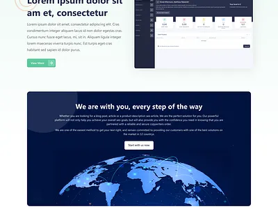 Home Page and Internal page design illustration ui ux website