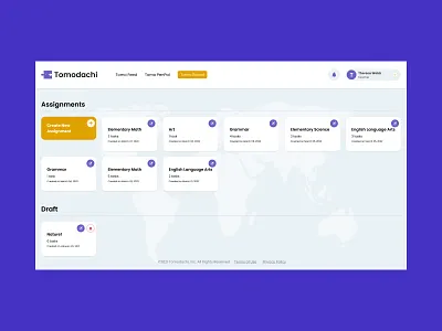 E-Learning Platform - teacher workspace agency children design e learning platform learning minimal online school platform school teacher teacher workspace ui ui design uiux ux