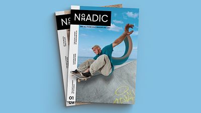 Nomadic editorial cover adobe branding design editorial graphic graphic design illustrator indesign logo magazine photoshop