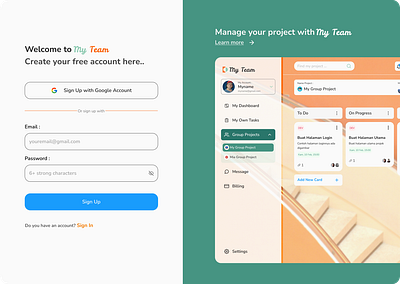 Kanban Board dasboard kanban kanban board project management app ui ux website