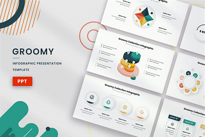 Free Groomy Infographic Powerpoint Template corporate design designposter google google slides graphic design groomy groomy infographic illustration infographic infographic powerpoint pitchdeck portfolio powerpoint powerpoint template presentation ui ux vector web design