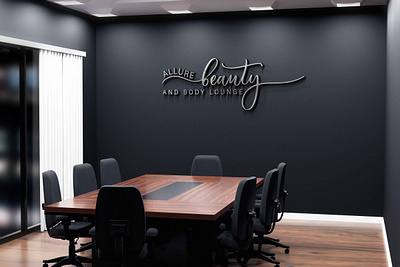 Allure-Beauty- Logo graphic design logo motion graphics