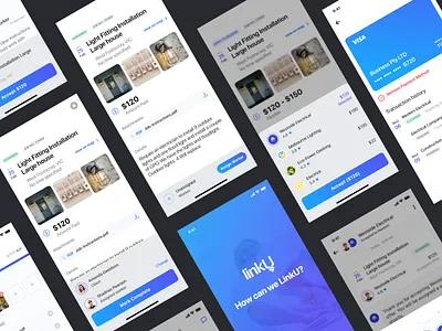 Service Marketplace App branding ewallet marketplace minimalist mobile app ui uiux userinterface