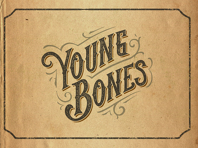 Young Bones adventure apparel appareldesign design graphic design illustration logo vintage badge vintage logo