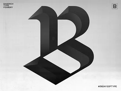 LETTER B FOR #36DAYSOFTYPE 36days b 36daysoftype branding design display font font illustration logo logo designs minimalist modern ui