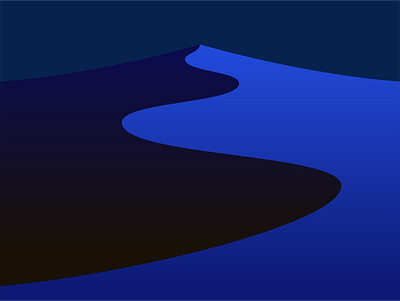 Night art desert illustration night sand