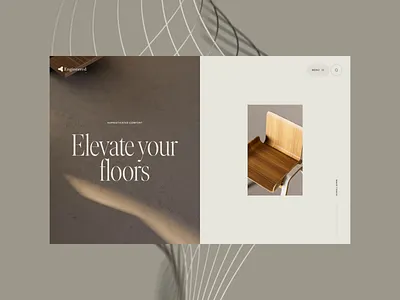 Engineered Floors 3d animation branding clean design graphic design illustration interactive landing logo minimal motion graphics ui ux web website