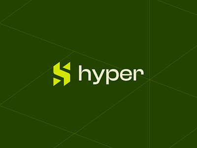 hyper branding corporate data digital e commerce fast finance fintech growth h letter logo minimal modern money monogram payment speed wallet young