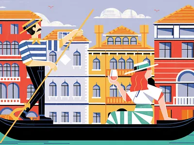 Pinot Grigio character digital folioart illustration michael driver packaging travel wine label