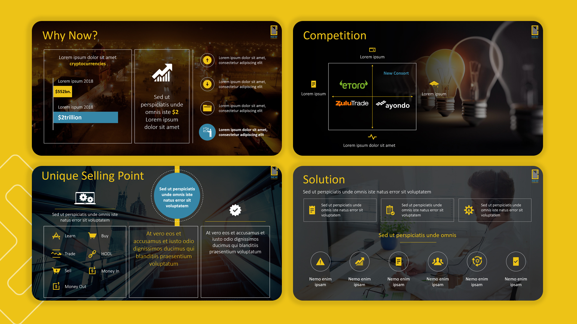 Blockchain Startup - Pitch Deck Designing By Slides IQ - Presentation ...