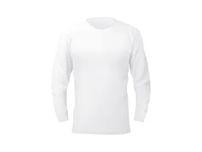 Vector long sleeve shirt art body design full gradient graphic long mesh real realistic shirt sleeve soft style vector