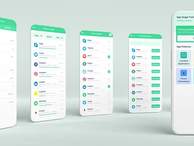 App Update Checker app branding design icon logo typography ui ux