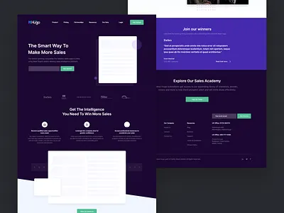 Landing Page illustration landing page minimalist ui uiux web web design