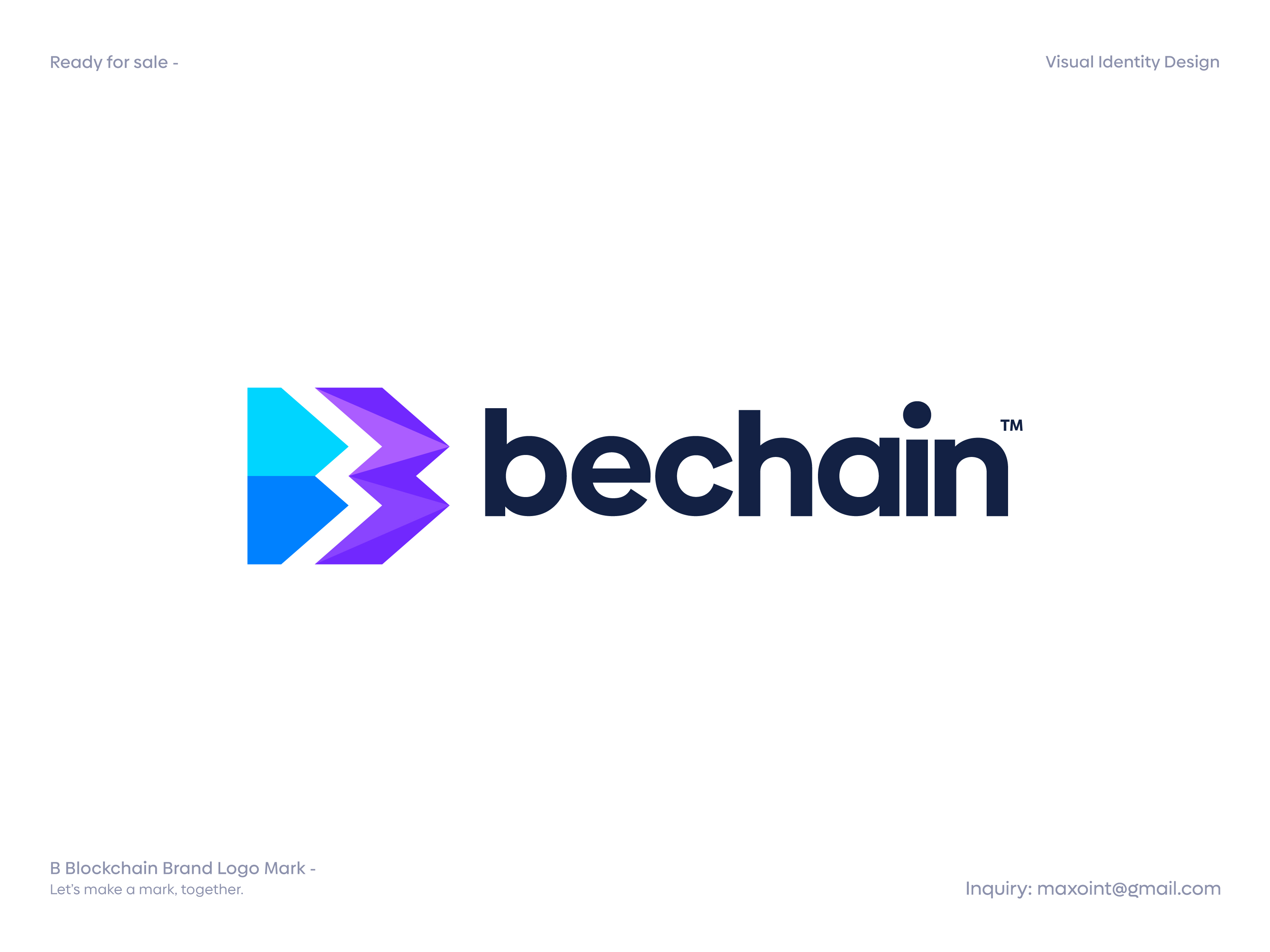 B Blockchain Logo Design - Unused By Maxoint | Creative Design Agency ...