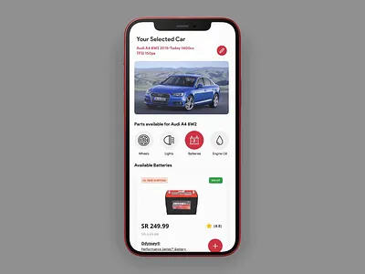 Car Parts Product Listing Page UI automotive car parts design ecommerce mobile app mobile app design modern motion graphics online shop platform plp product listing pwa pwa design ui ui deisgn ux ux design web design